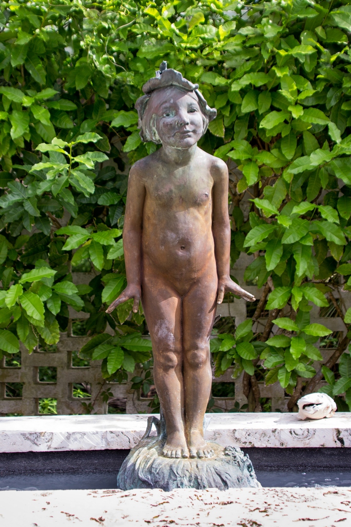 Wildflower statue